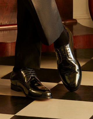 Zapatos Hombre Suela Cuero Winsor-0-01 Negro