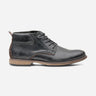 Botines Hombre De Cuero York-6-47-Negro