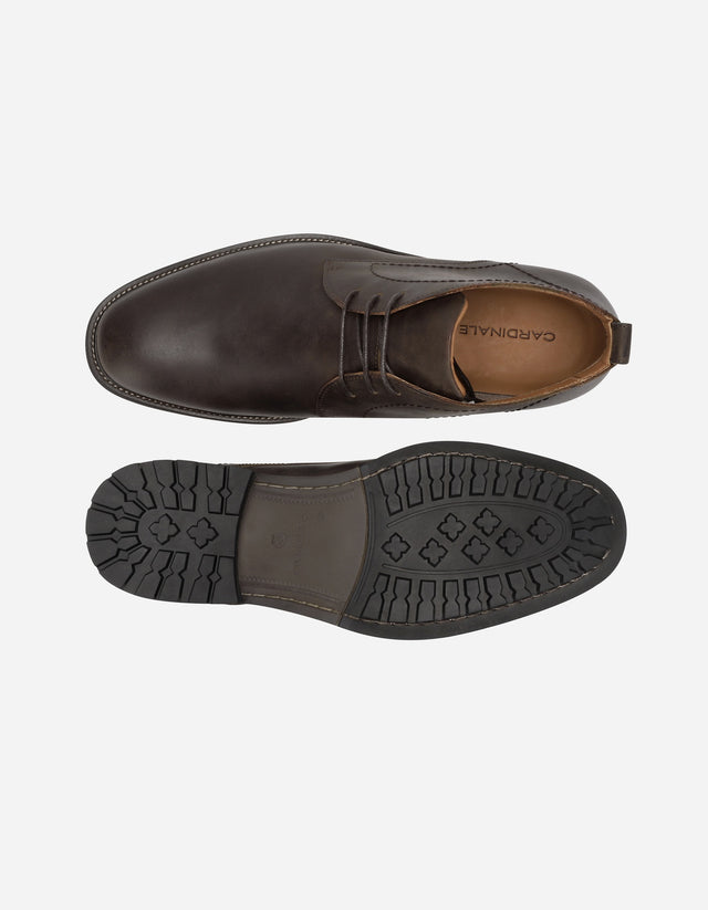 Botines Chukka Hombre Cuero Yorkford Café