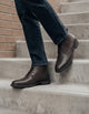 Botines Chukka Hombre Cuero Yorkford Café