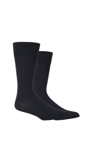 PACK 2 PARES CALCETINES BAMBOO 200-NEGRO A