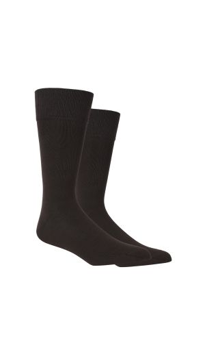 PACK 2 PARES CALCETINES HILO 44N-CAFE1 A-